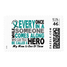 Ovarian Cancer Hero Comes Along MOM Stamp