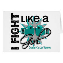 Ovarian Cancer I Fight Like A Girl 13.2 Cards