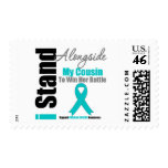Ovarian Cancer I Stand Alongside My Cousin Postage Stamps