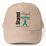 Ovarian Cancer I Stand Alongside My Girlfriend hats