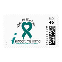 Ovarian Cancer I Support My Friend Postage Stamp