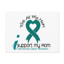 Ovarian Cancer I Support My Mom Post Cards