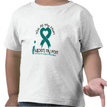 Ovarian Cancer I Support My Mom Tshirt