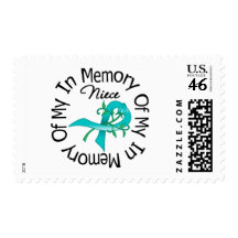 Ovarian Cancer In Memory of My Niece Postage Stamp