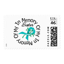 Ovarian Cancer In Memory of My Sister Stamp