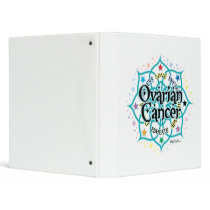 Ovarian Cancer Lotus Vinyl Binders