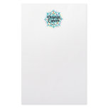 Ovarian Cancer Lotus Stationery Design