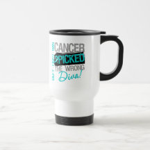 Ovarian Cancer Picked The Wrong Diva Coffee Mug