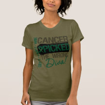 Ovarian Cancer Picked The Wrong Diva Tees