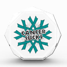 Ovarian Cancer Sucks Acrylic Award