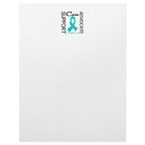 Ovarian Cancer Support Advocate Cure Letterhead Design
