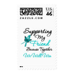 Ovarian Cancer Supporting My Friend Postage Stamp