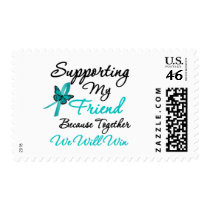 Ovarian Cancer Supporting My Friend Postage Stamps