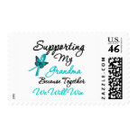 Ovarian Cancer Supporting My Grandma Postage Stamp