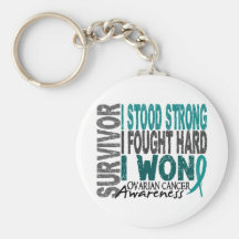 Ovarian Cancer Survivor 4 Key Chains