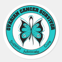 OVARIAN CANCER SURVIVOR T-Shirts Sticker