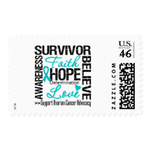 Ovarian Cancer Survivors Motto Stamp