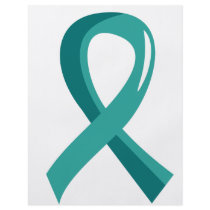 Ovarian Cancer Teal Ribbon 3 Full Color Flyer