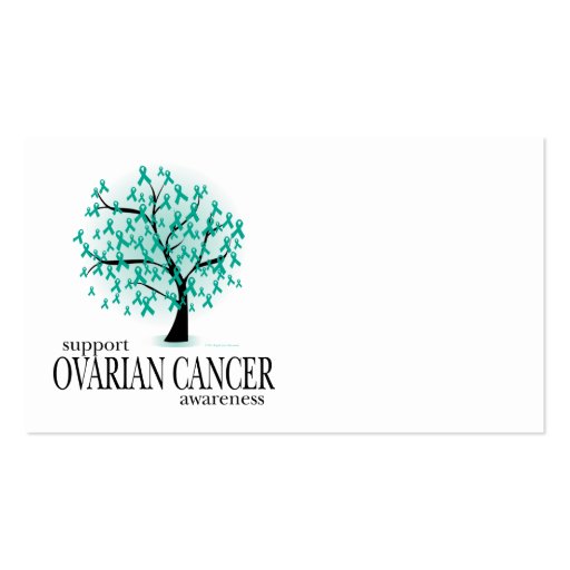 Ovarian Cancer Tree Business Cards