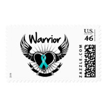 Ovarian Cancer Warrior Fighter Wings Stamps