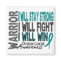 Ovarian Cancer Warrior Refrigerator Magnet