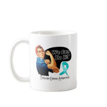Ovarian Cancer We Can Do It Rosie The Riveter Coffee Mug