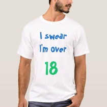 over 18 t-shirts
