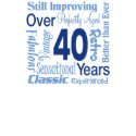 Over 40 Years 40th Birthday t-shirts