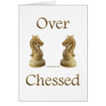 Over Chessed Rooks Greeting Cards