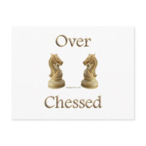 Over Chessed Rooks Postcards