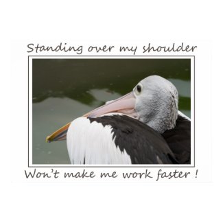 Over my Shoulder Poster print