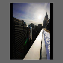 Over The Edge Roof Top postcards