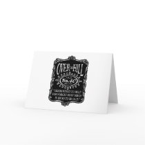 Over The Hill 40th Birthday cards