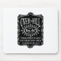 Over The Hill 40th Birthday Mouse Mat