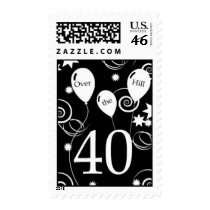 Over the Hill 40th Birthday Postage
