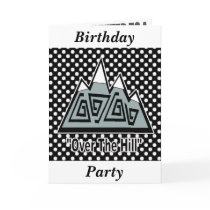 Over The Hill 50th Birthday Party Invitations cards