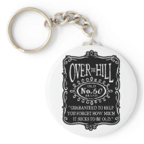 Over The Hill 60th Key Chains