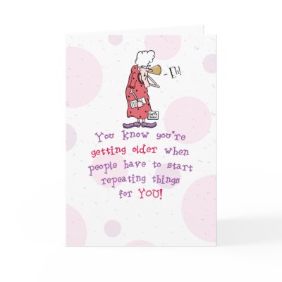 Over The Hill Birthday Card by