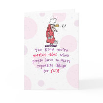 Over The Hill Birthday Card