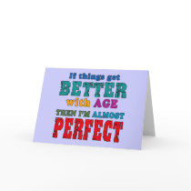 Over the Hill Birthday Humor Greeting Card