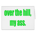 Over the hill Card