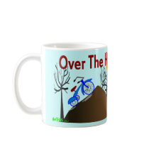 "Over The Hill" Funny Birthday Gifts Coffee Mug