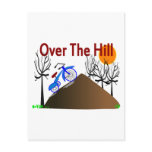 "Over The Hill" Funny Birthday Gifts Postcard