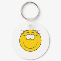 Over the Hill Smiley Face keychains