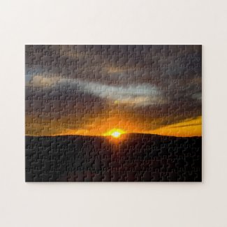 Over the Hill Sunset Puzzles