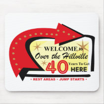 Over The Hillville 40 Mousepad by pinkinkart Over The Hillville 40 Mousepad
