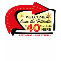 Over The Hillville 40 T-shirt by pinkinkart Over The Hillville 40 T-shirt
