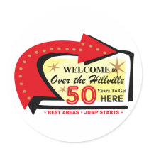 Over The Hillville 50 stickers