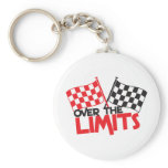 over the limits Racing flag Key Chain