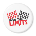 over the limits Racing flag Magnet